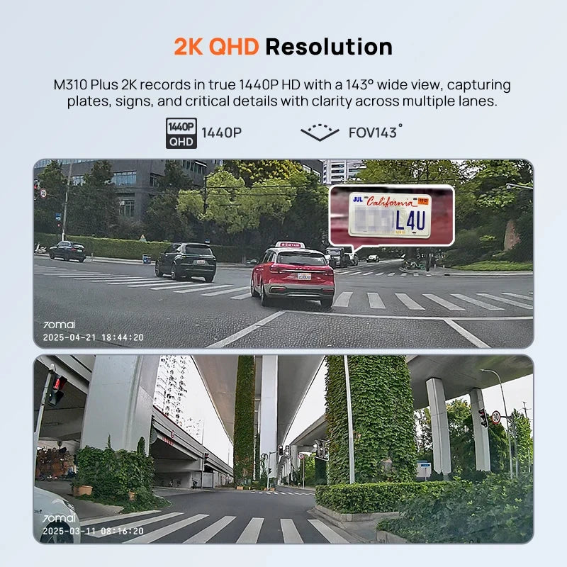70mai M310 Plus Dash Cam