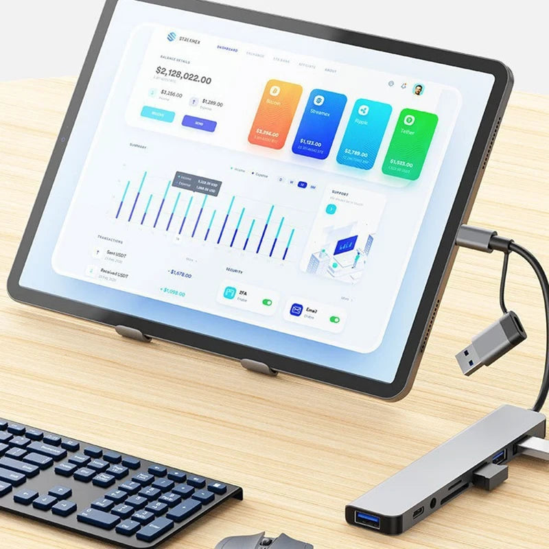 USB C Hub Audio Adapter