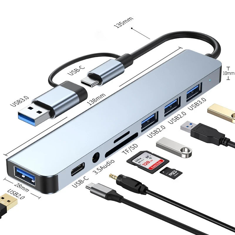 USB C Hub Audio Adapter