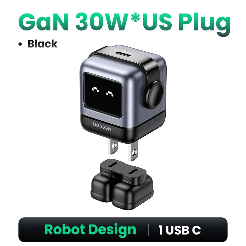 UGREEN 65W GaN Charger Robot Design