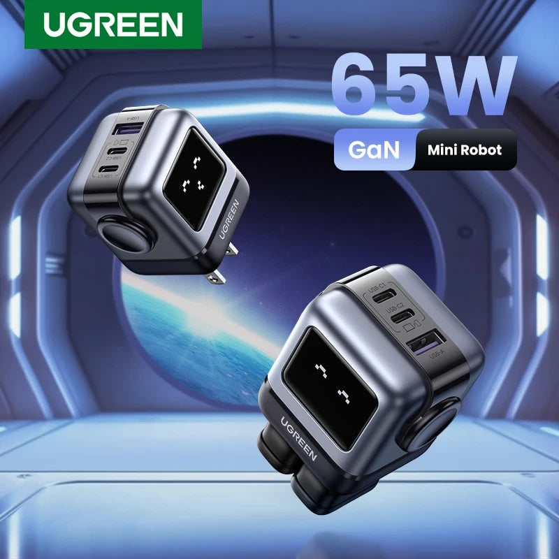 UGREEN 65W GaN Charger Robot Design