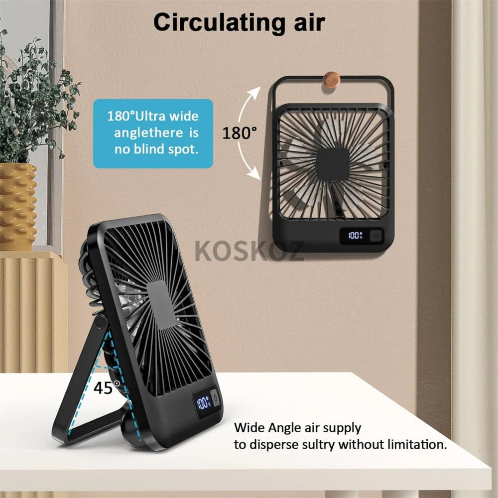 USB Rechargeable Desk Fan
