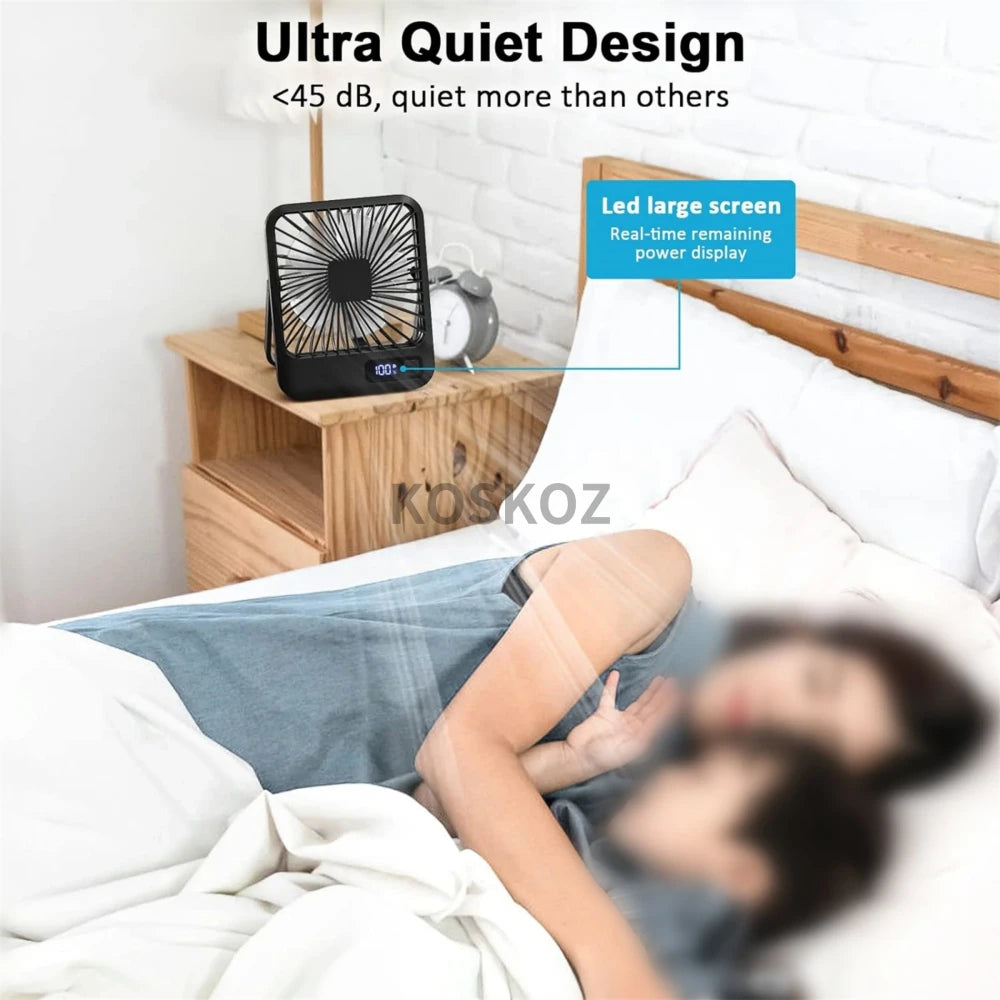 USB Rechargeable Desk Fan