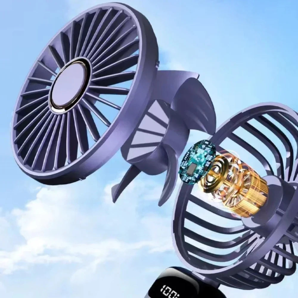 Portable LED Digital Fan