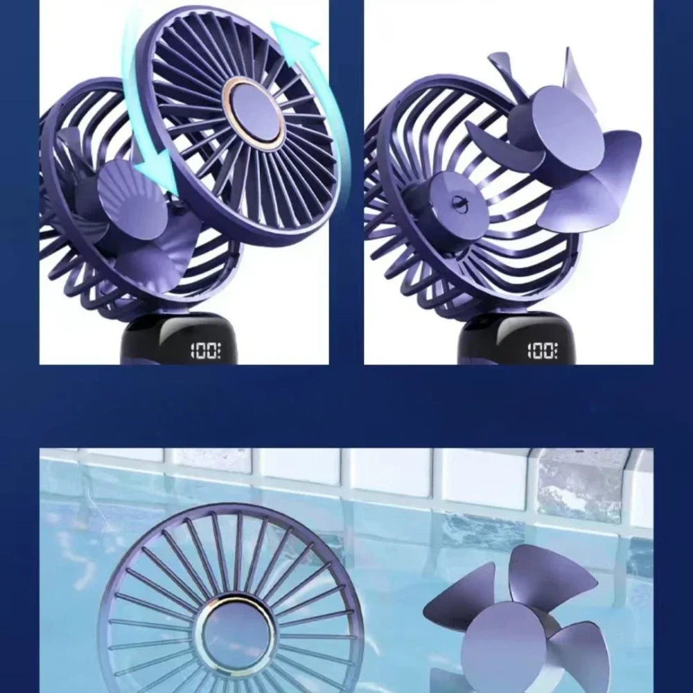 Portable LED Digital Fan