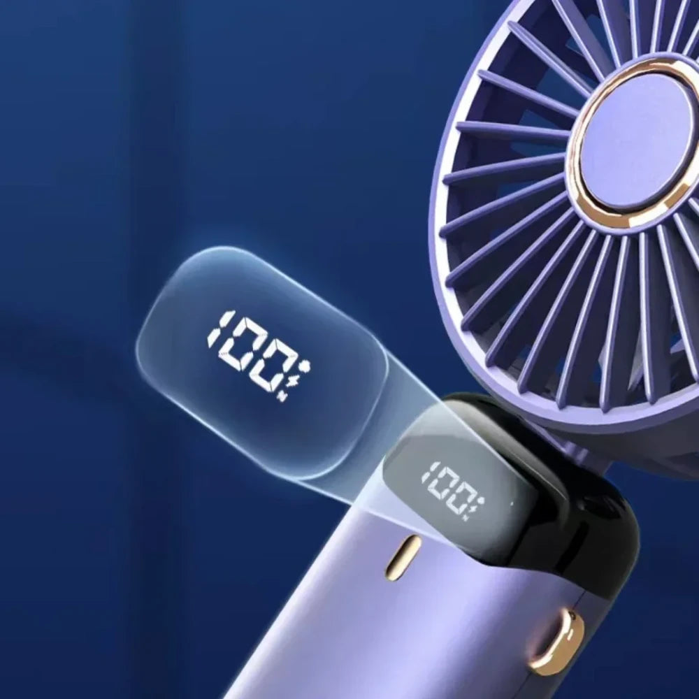 Portable LED Digital Fan
